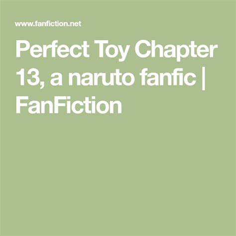 Perfect Toy Chapter 1, a naruto fanfic 